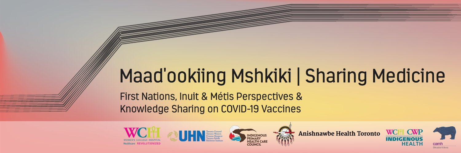 Maad'ookiing Mshkiki—Sharing Medicine banner
