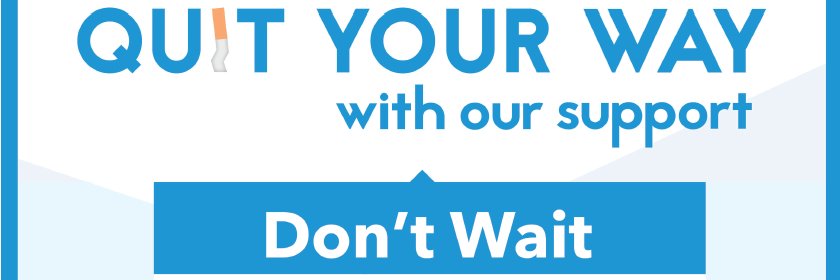 NHS Lothian Quit Your Way banner