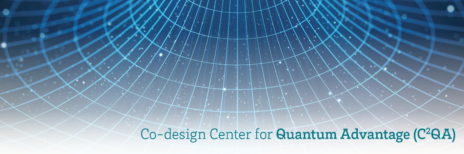 Co-design Center for Quantum Advantage (C2QA)'s banner