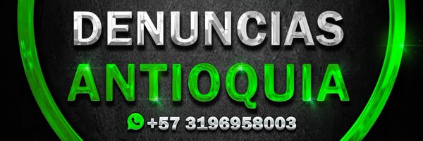 Denuncias Antioquia Profile Banner