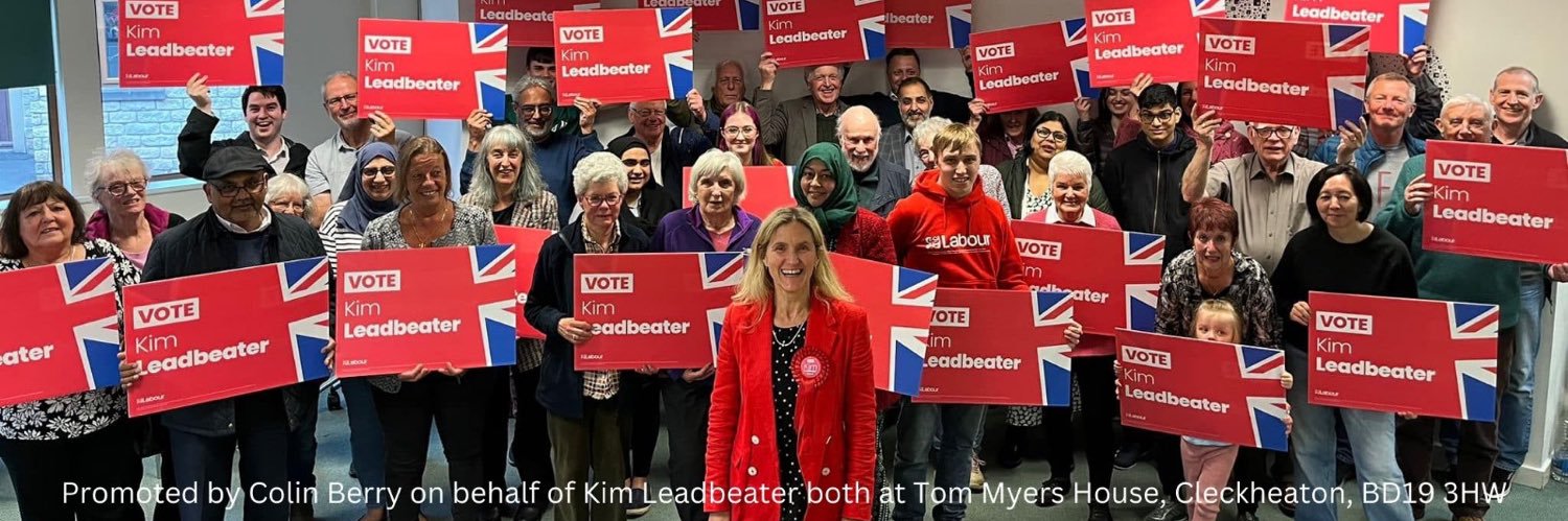 Kim Leadbeater MBE MP's banner