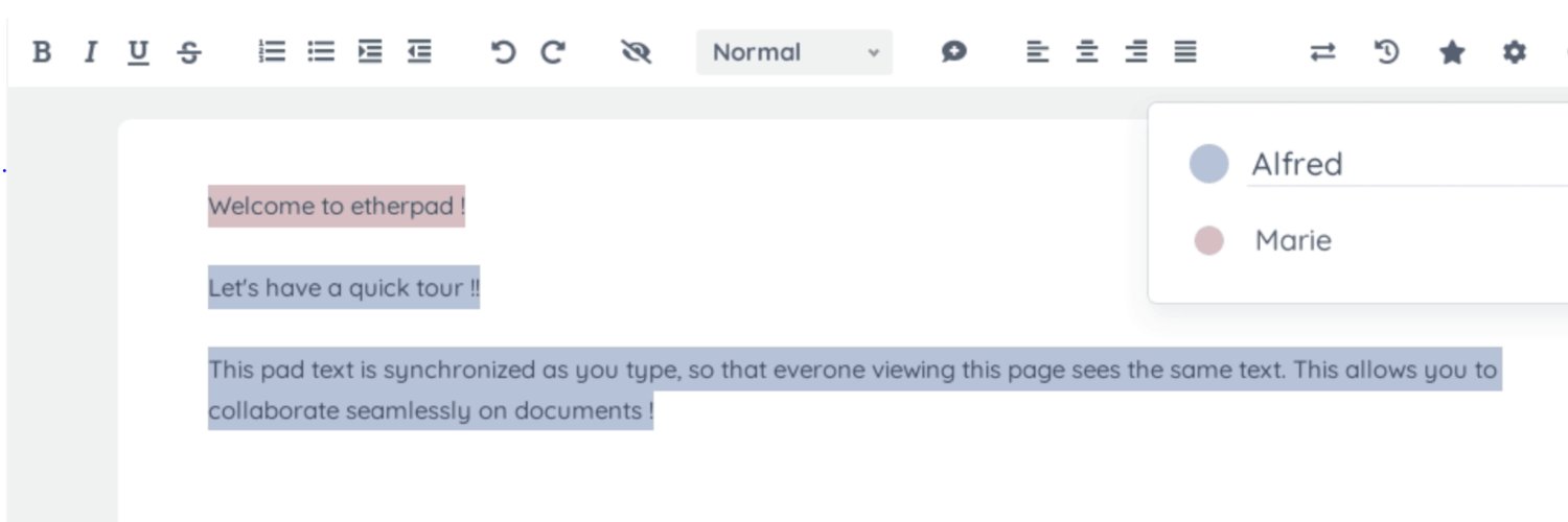 Etherpad Foundation banner
