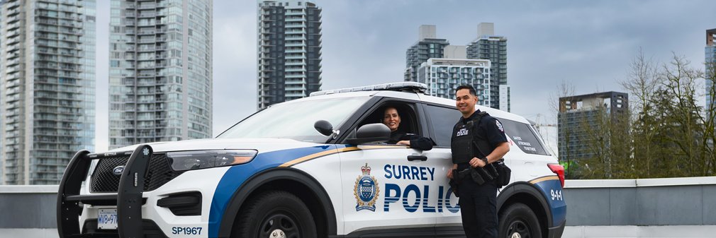 Surrey Police Service's banner