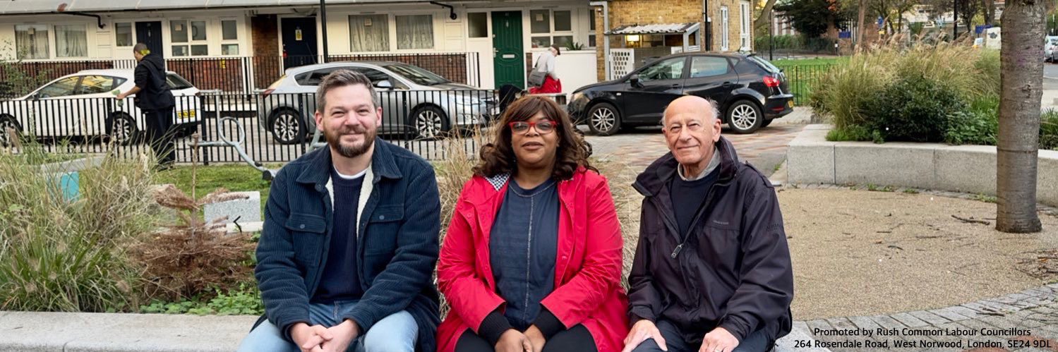 Brixton Rush Common Labour Councillors banner