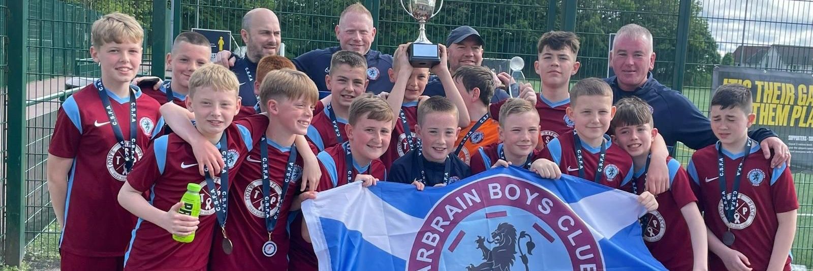 Carbrain Football Club banner