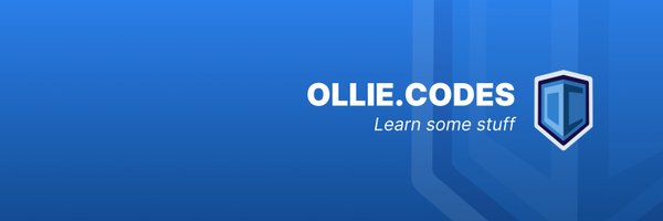 olliecodes Profile Banner