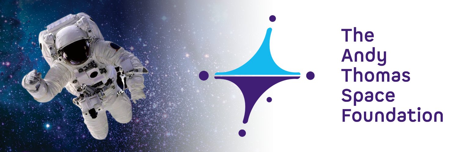 The Andy Thomas Space Foundation banner