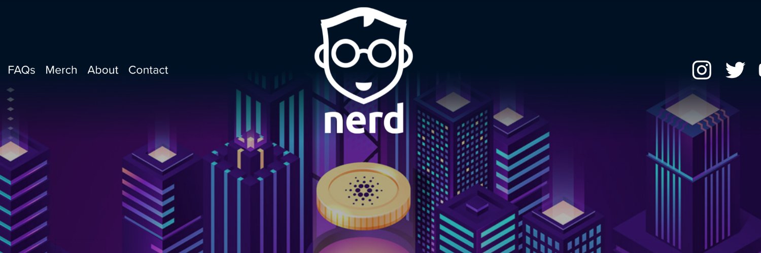Official Nerd Stake Pool banner