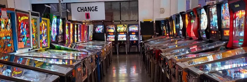 The Pinball Hall of Fame banner