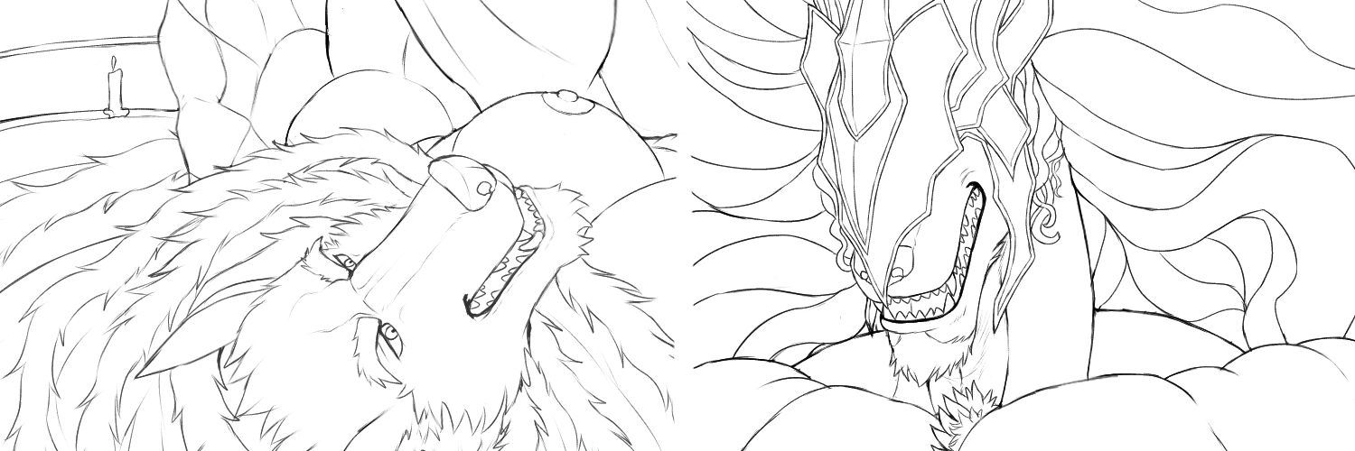 Nick gray🐺commission closed 3/3🐺✏️ banner