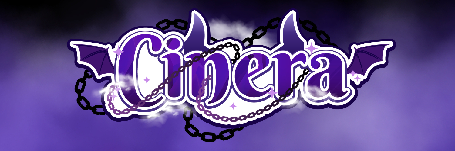 Cinera ⛓️🦇 Demoness VTuber 🔞 banner