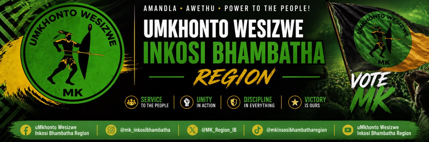 #VOTE UMKHONTO WESIZWE 2026 LGE banner