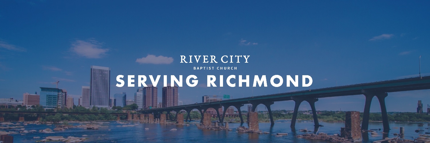 River City Baptist Church's banner