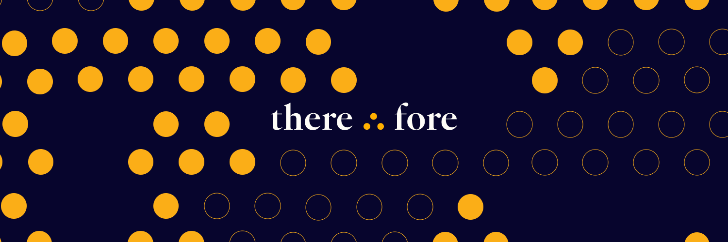 there∴fore banner
