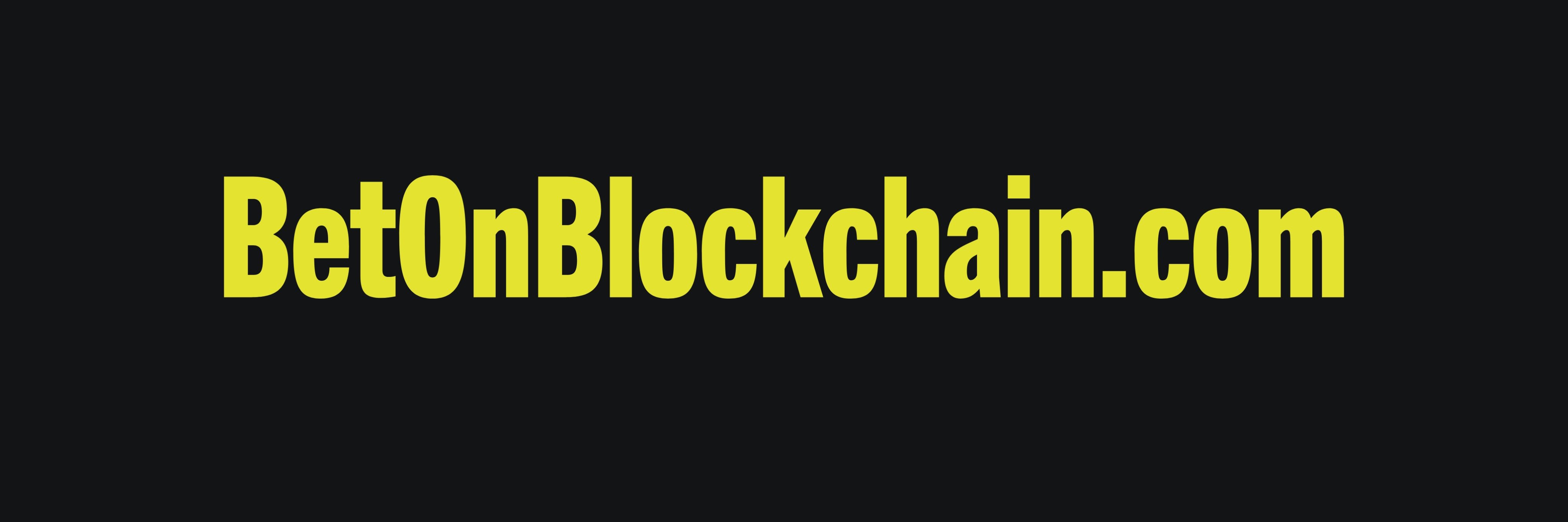 BetOnBlockchain's profile banner image