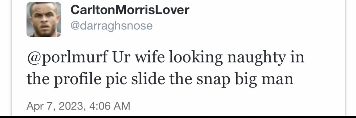 CarltonMorrisLover banner