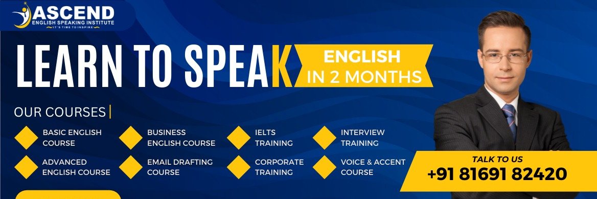 Ascend English Speaking Institute banner
