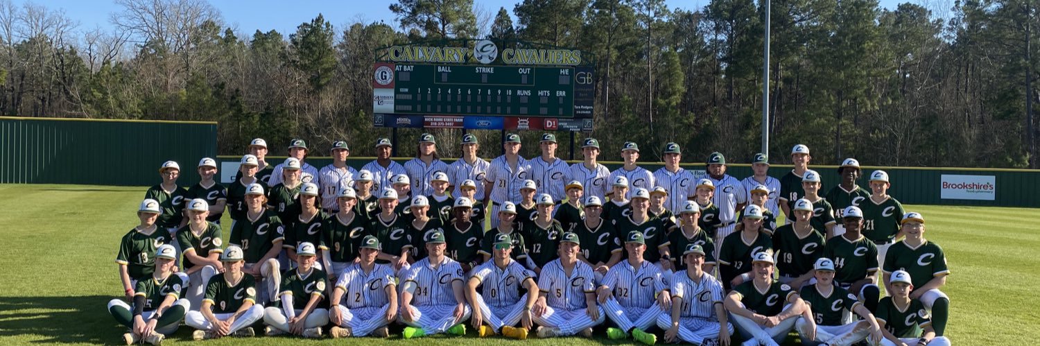 Calvary Baptist Baseball banner