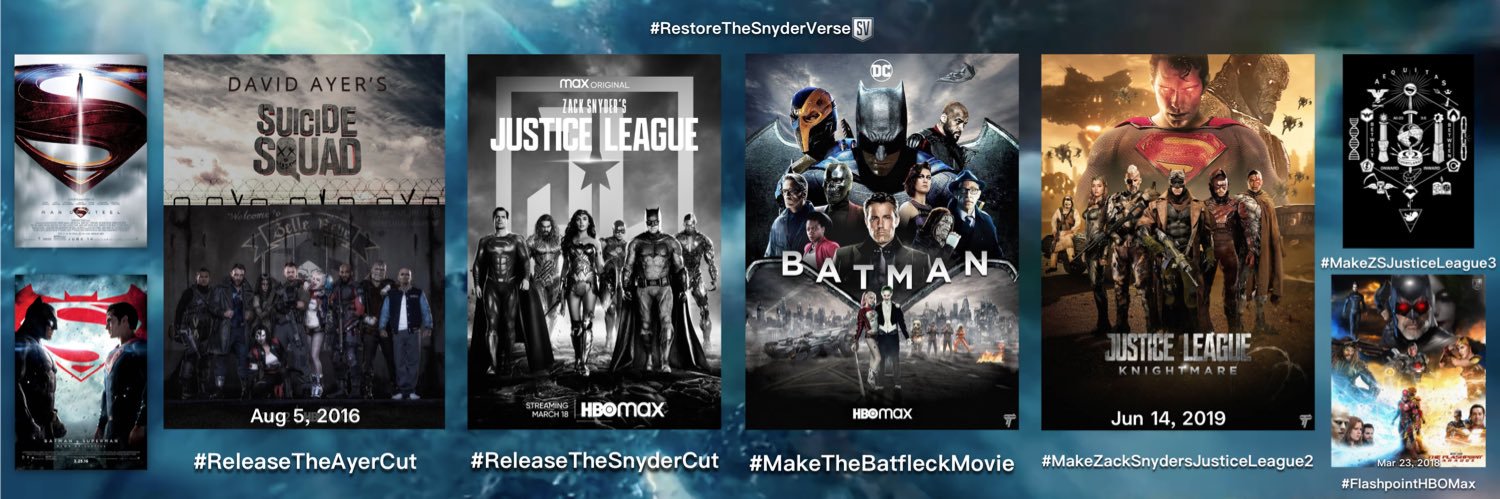 #RestoreTheSnyderVerse ⚒️🌌 #MakeZSJL2 ⚒️'s banner