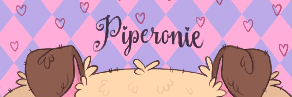 Piper (they/them) 💖🐶🎀 banner