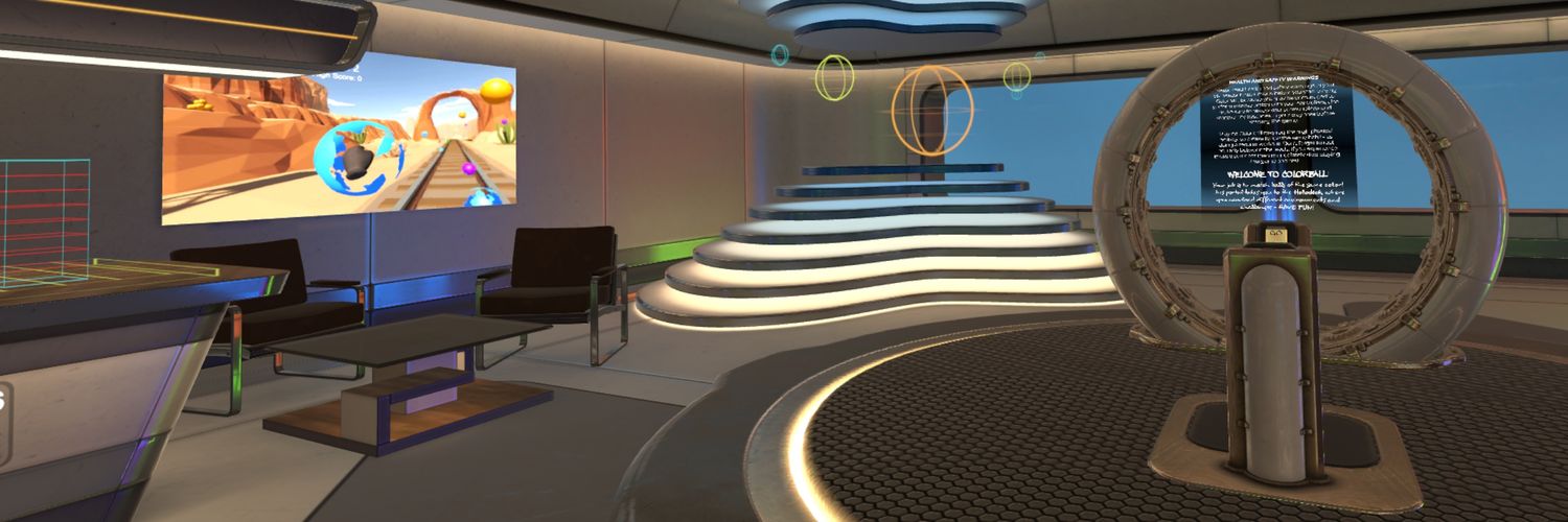 Colorball VR banner
