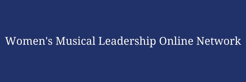 Women's Musical Leadership Online Network (WMLON) banner