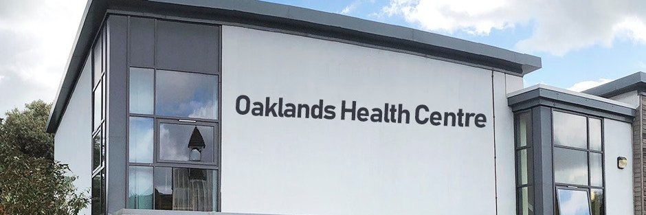 Oaklands Health Centre banner