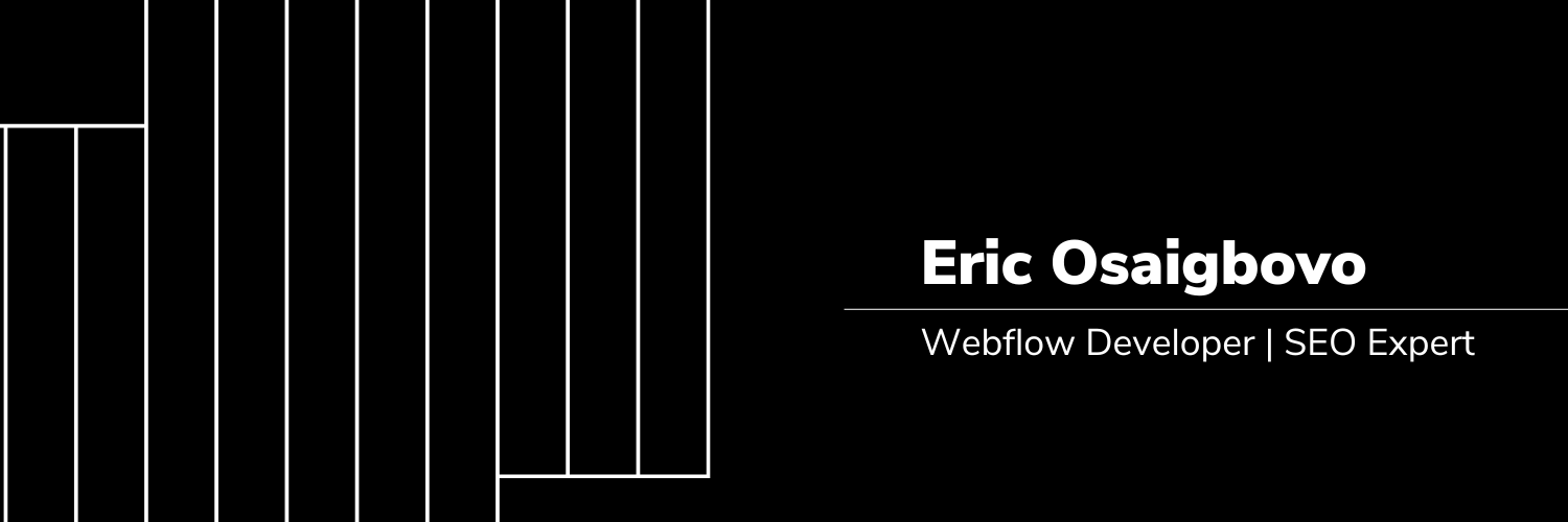 Eric • The Webflow Guy banner