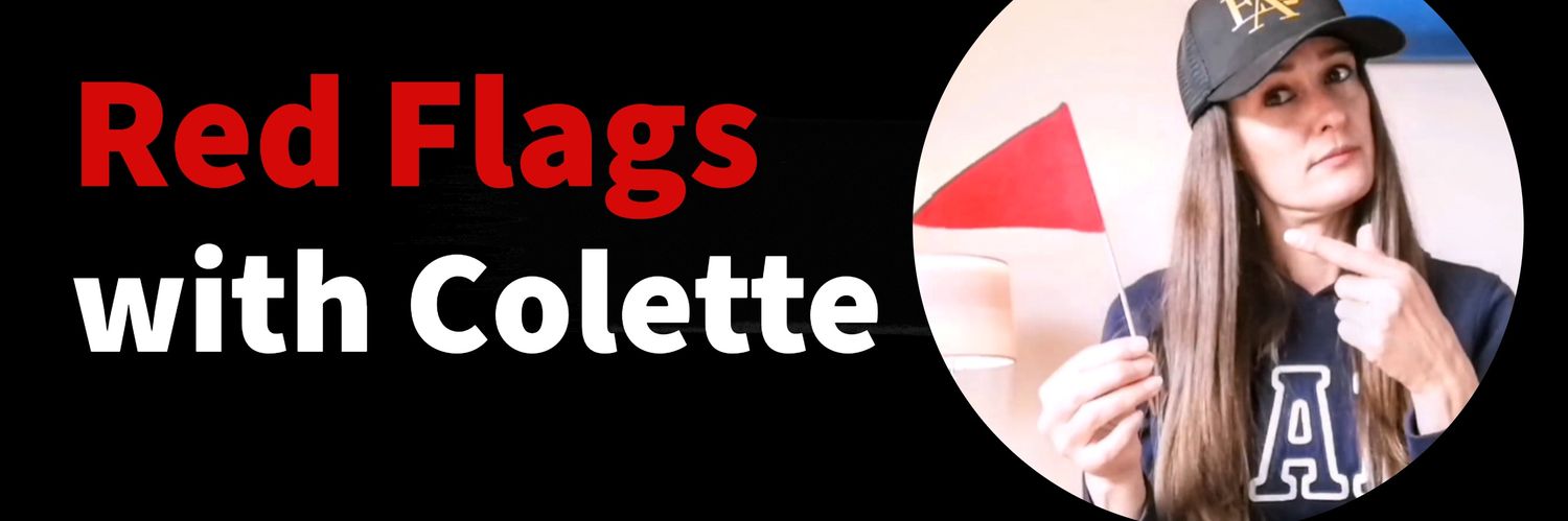 Red Flags With Colette banner