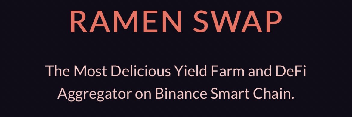 Ramenswap Finance banner
