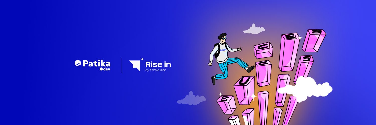 Patika.dev banner