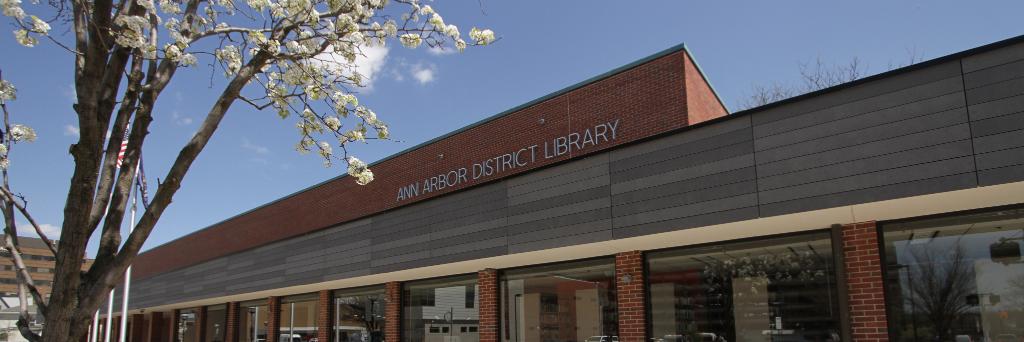 Ann Arbor District Library banner