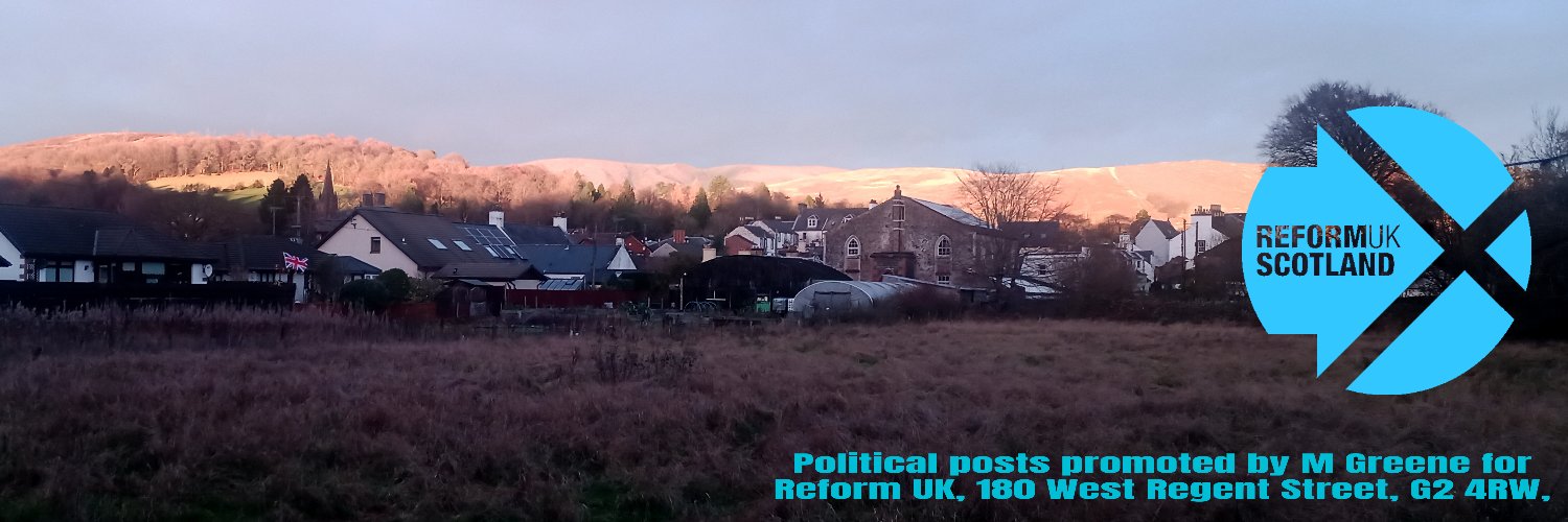 'Sir' David Kirkwood Reform UK Scotland banner