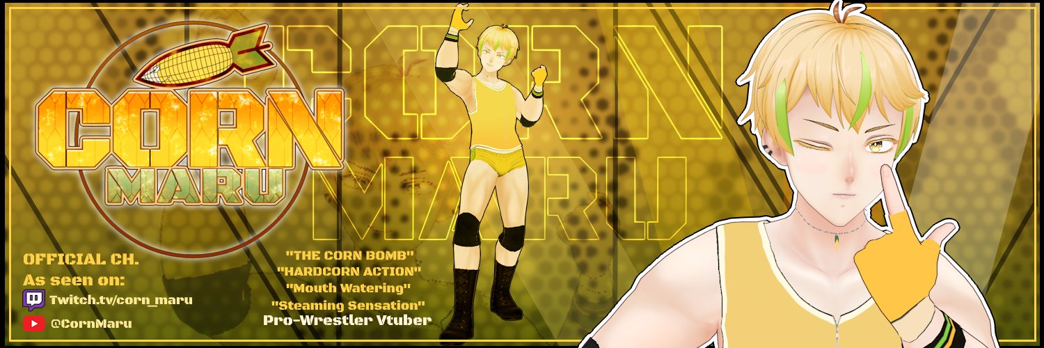 Corn Maru 🌽💣 Vtuber || Connect Cafe banner