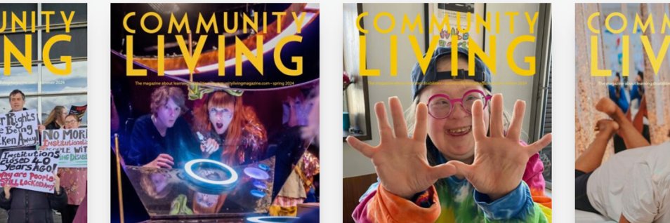 Community Living Magazine's banner