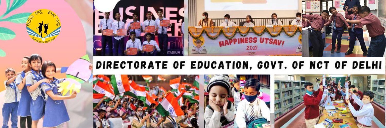 DIRECTORATE OF EDUCATION Delhi Profile Banner