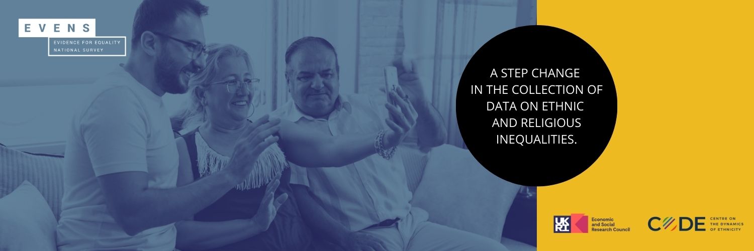 Evidence for Equality National Survey (EVENS) banner