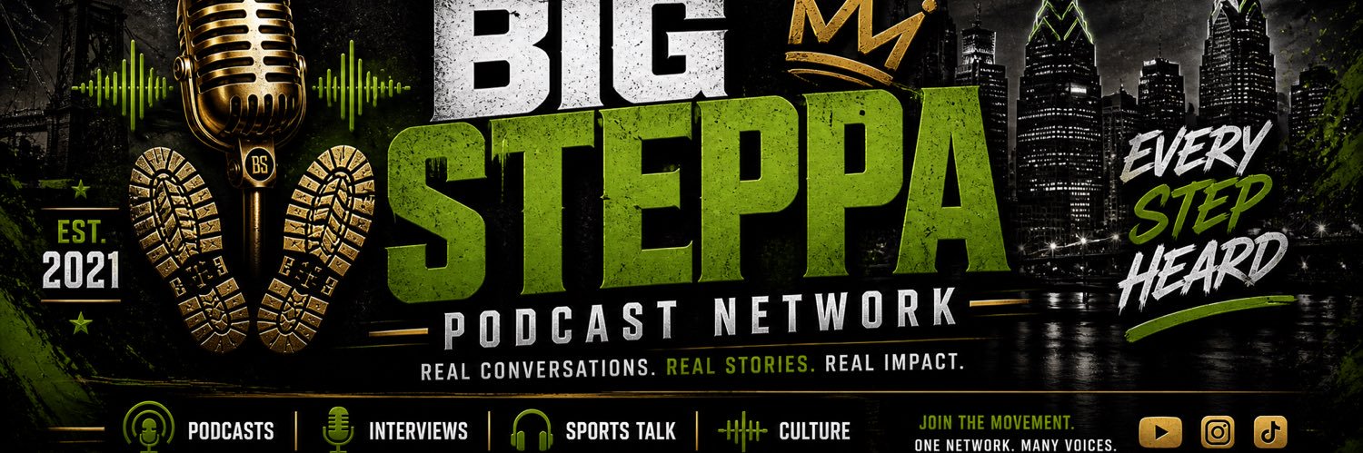 The Big Steppa Podcast Network banner