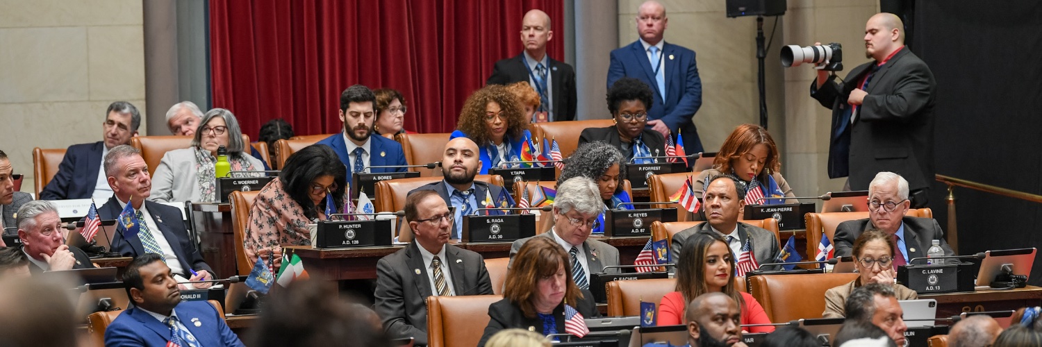 Assemblymember Steven Raga's banner