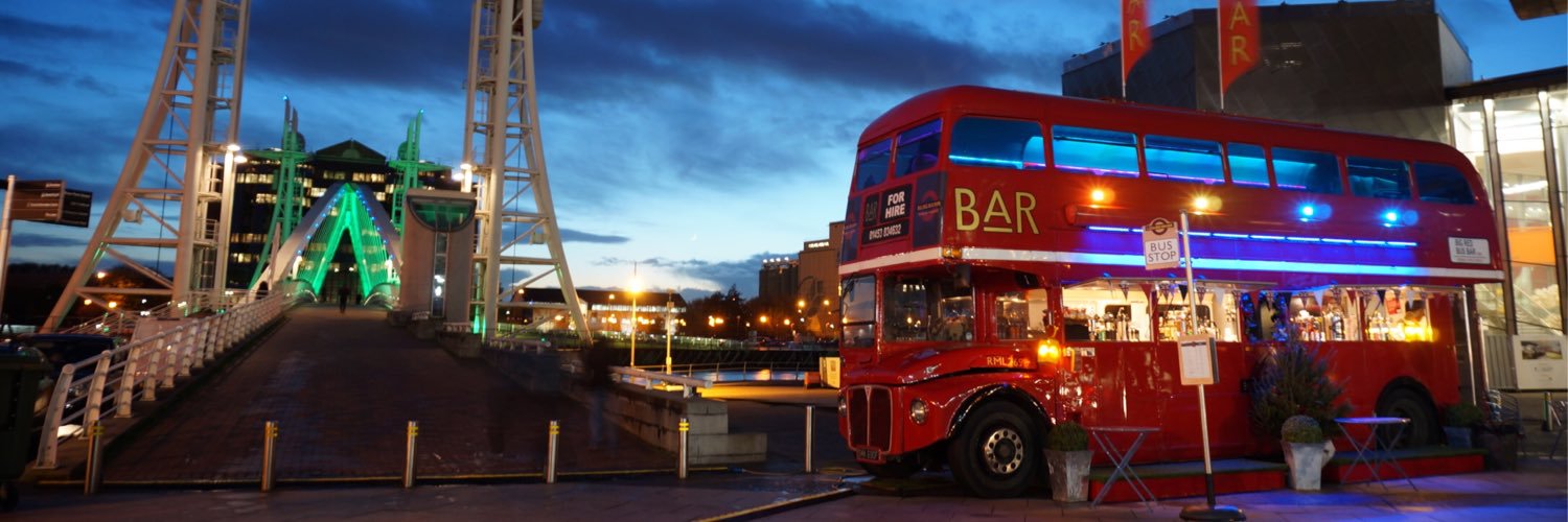 Big Red Bus Bar banner