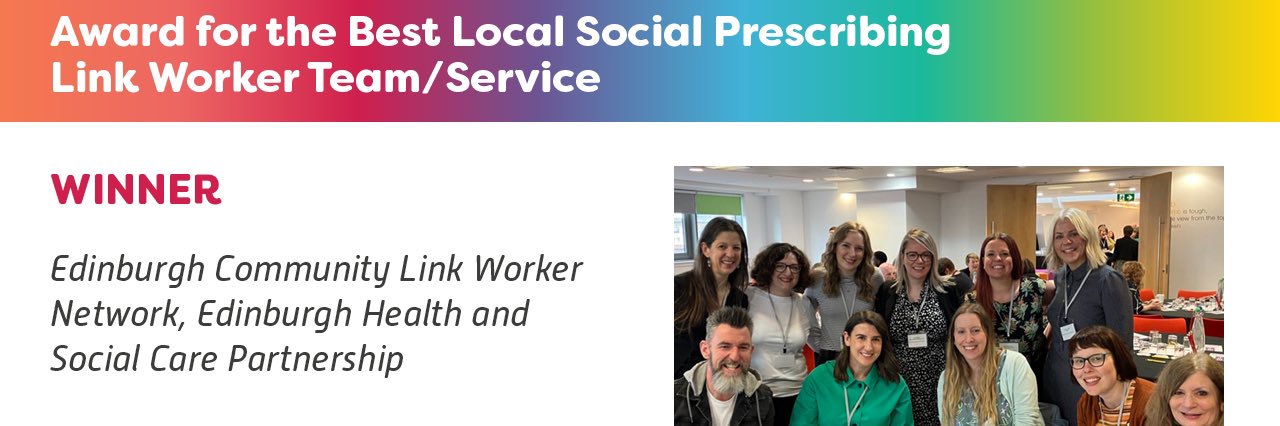 Edinburgh Community Link Worker Network banner