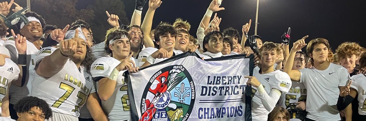 Langley Football banner