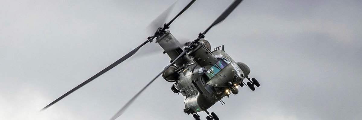 RAF Chinook Role Demonstration Team 2026 banner