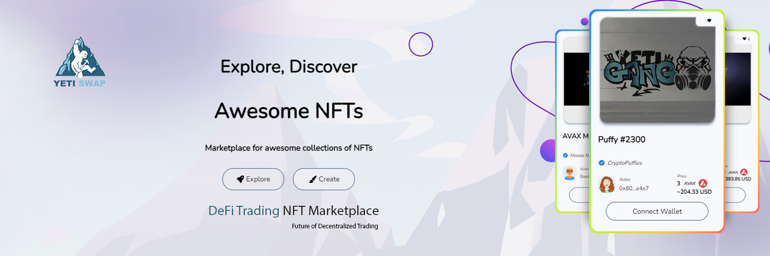 Yeti Swap 🔺❄️ banner