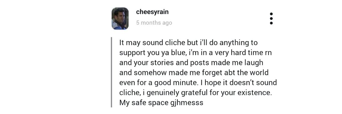 blue LAGI HIATUS banner