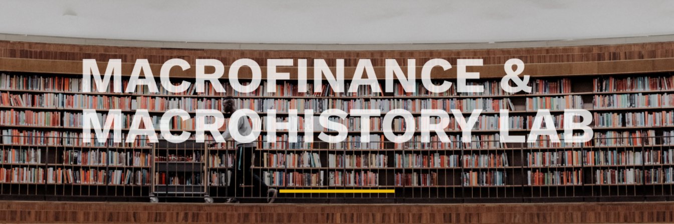 MacroFinance & MacroHistory Lab banner