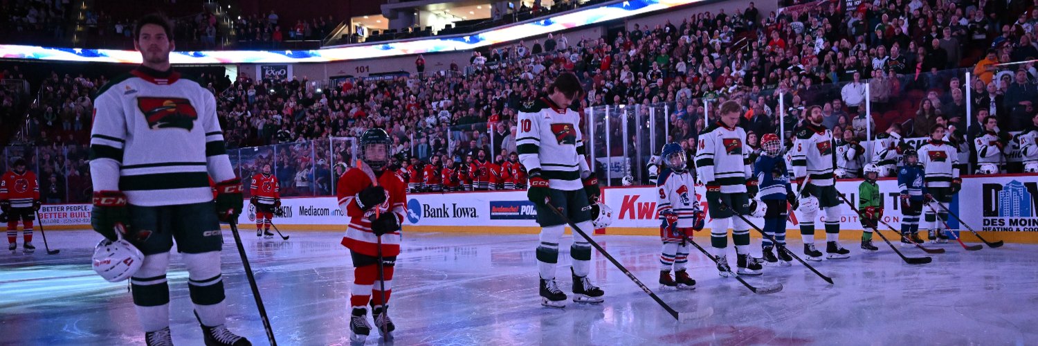 Iowa Wild's banner