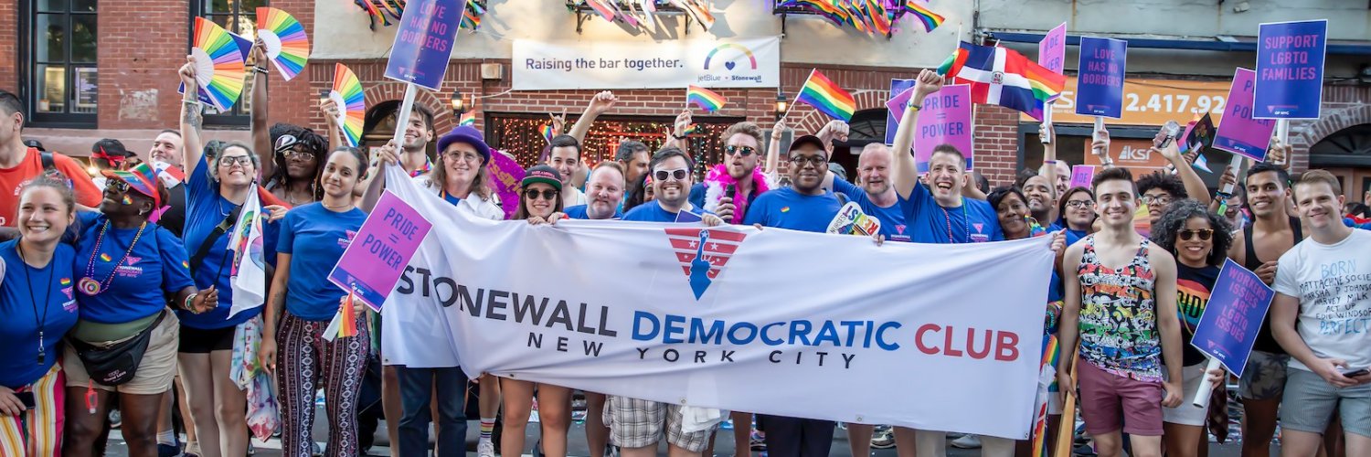 Stonewall Democrats of NYC banner