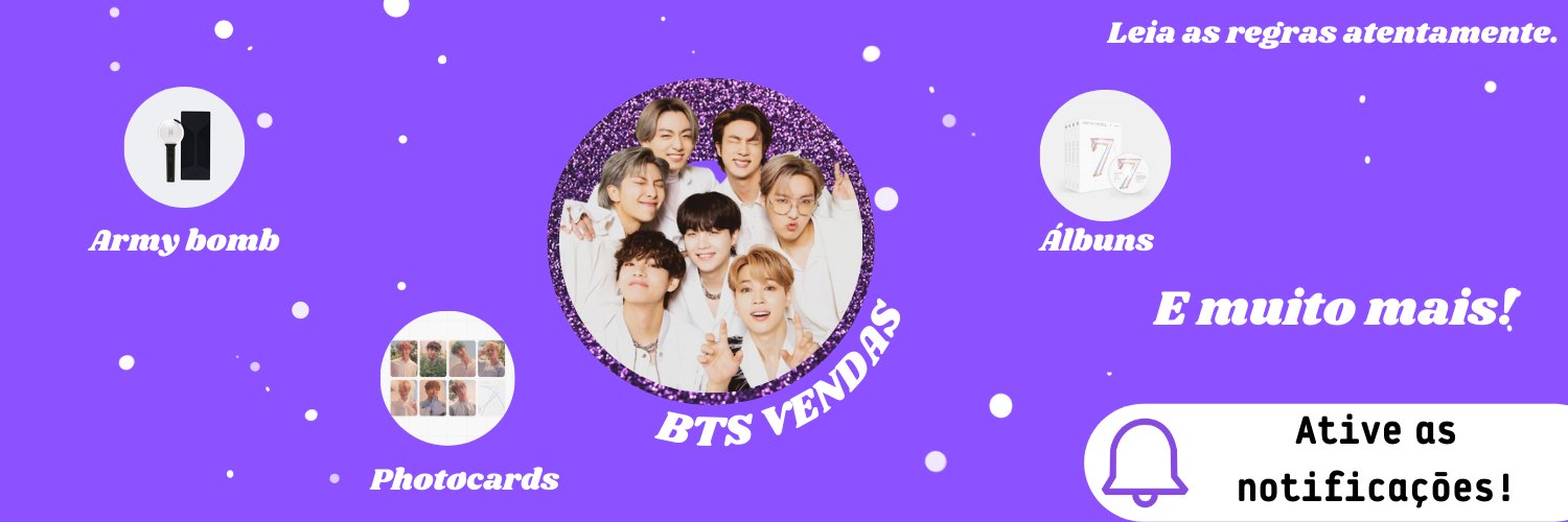 BTS: VENDAS & TROCAS banner