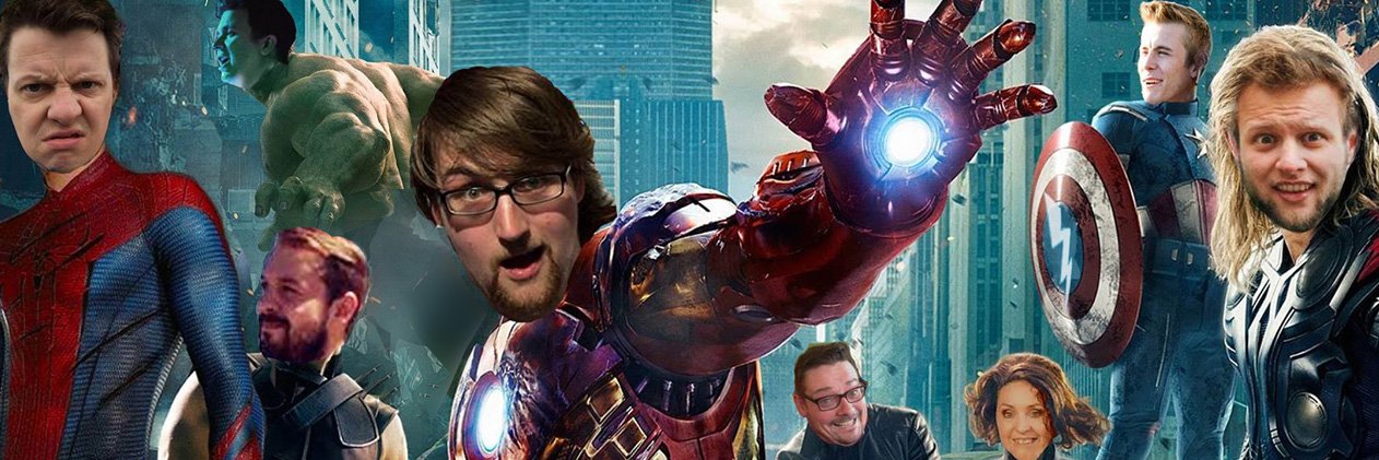 The Comedy Avengers banner